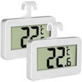 Miniatyrbild 1 av 5: [NT] Kyltermometer Kylskåpstermometer, 2-pack LCD Digital Kyl Frys Termometer Monitor