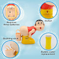 Miniatyrbild 1 av 2: Bubble Machine Leksaker, Rolig Musik Auto Fart Bubble Machine, Bubble Machine Med LED Blinkande Lampor