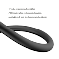 Miniatyrbillede 2 af 2: /NN/Bruseslange 2M Sort PVC bruseslange anti-kink anti-eksplosion brusehoved slange højtryksfortykning