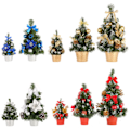 Miniatyrbillede 2 af 2: /Hc/Kunstig juletræ Juledekorationer familie julegave guld 30CM