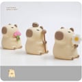 Miniatyrbillede 4 af 5: Capybara Natlampe Sød Squishy Silikone Børnelampe Dæmpbar Dyre Sengelampe