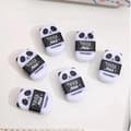 3 stk Panda Design Viskelær Barn Student Skrivesaker Penn