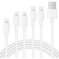 Miniatyrbilde 1 av 5: 5 stk 1m iPhone ladekabel 3 st 2 m