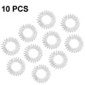 10 stk Fingerringer - Mini Fjær Dekompresjons Fingerringer For Barn Og Voksne 10pcs Silver