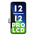 Miniatyrbillede 1 af 4: Erstatningsskærm til iPhone 12/12 Pro sort black