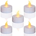 Miniatyrbillede 1 af 5: Fyrfadslys, LED-lys Flakkende Flammeløse Lys, 24-pak Realistisk Batteridrevet Falsk Lys