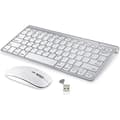 Trådlöst tangentbord och mus för Apple iMac, Windows eller Android (2,4 GHz trådlöst)