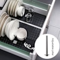 Miniatyrbillede 3 af 5: [NT] Udtrækkelig Organizer Pinn Board med skridsikker bund og 12 pinde teleskopisk plade