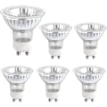 Miniatyrbillede 1 af 2: Halogenpære GU10 35W 220V, 380lm Varm hvid 2700K, Dæmpbar halogenspotlight, til skabsbelysning, displaylamper, 6-pak-WELLNGS/NT/