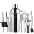 8-delars cocktailset, barset, shaker 550ml - Rostfritt stål Silver