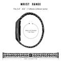 Miniatyrbillede 2 af 2: [NT] Fitbit Charge 3/4 metalarmbånd med rhinsten Sort/Krystal