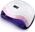 168W negletørrerlampe til negle Professionel neglelampe med 10/30/60/99s timer-LCD