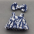 Miniatyrbild 1 av 7: /NC/Labubu Kläder Klänning Labubu Märkeskläder Outfit 17cm Plyschdocka Liten Doft Vind Rem Klänningsset Labubu Kläder #2