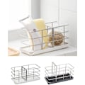Miniatyrbilde 2 av 3: Oppvaskklutholder, Oppvaskklutholder, Vaskavløpsrenne, Avtakbart brett, Oppbevaringskurv for vask i rustfritt stål, Kjøkken
