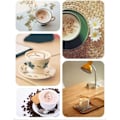 Miniatyrbild 2 av 2: /NN/ Manuell Kaffekvarn Handvevad Kaffebryggare 9,7 x 9,7 x 20,7
