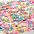 Miniatyrbilde 1 av 4: 300 stk Polymer Clay Perler Håndlagde Frukt Tema Løse Avstandsperler For Armbånd Smykkefremstilling (Godteri)