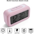 Miniatyrbild 2 av 4: Batteridriven Digital Väckarklocka för Sovrum, LCD-Skärm Sängbordsklocka med Snooze