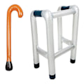 Miniatyrbilde 2 av 2: 2 stk. Oppblåsbar Rollator og Spaserstokk - Morsomme Kostymetilbehør - WELLNGS/NT/