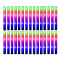 Miniatyrbilde 1 av 4: LED-lysstaver i regnbuefarger - Fargerike lysende skumstaver for jul, fødselsdag, bryllup, lysende festtilbehør_ NN