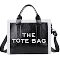Miniatyrbillede 1 af 2: /NN/Canvas Tote Tasker til Kvinder Håndtaske Tote Bag med Lynlås Canvas Crossbody Taske til Kontor, Rejser, Skole
