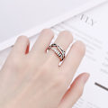Miniatyrbillede 5 af 5: 5 stk. Ring Justerbar åbning Fidget Ring med perle