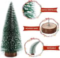 Miniatyrbild 2 av 5: Miniature Christmas Tree Small Pine Tree, 7 Sizes Mini Christmas Tree for Christmas Party Tabletop Decor
