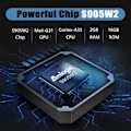 Miniatyrbillede 2 af 3: X96 Mini Amlogic S905W2 Quad Core RAM 2GB ROM 16GB Dual WiFi 2.4G/5G 4K HDR+ Smart Media Player Android 11.0_NN