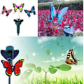 Miniatyrbillede 2 af 2: Soldrevne dansende flagrende sommerfugle flyvende kolibri have gårdsplads dekoration