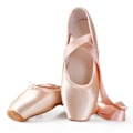 Miniatyrbillede 1 af 2: Balletsko til kvinder, snørebånd, satin, pointe sko, gave til balletdanselskere 34