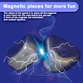 Miniatyrbild 3 av 5: Magnetic Chess Game - 2024 New Family Game - Fun Magnetic Chess Game Magnets Blå Blue