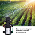 Miniatyrbillede 2 af 2: 12V 60W Vandtryksmembranpumpe Selvansugende Sprøjtepumpe til Havevanding Pools/NC/