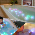 Miniatyrbillede 1 af 2: {NT}3-pak Badekar Lampe LED Flydende Pool Lampe