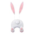Rabbit Butt for Wreath, Easter Wreath Decorations, Easter Outdoor Hanging Welcome Sign Wreath Attachment