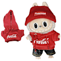 Miniatyrbilde 4 av 7: /NC/Labubu Labubu Designerklær Luksus Dukke Klær og Tilbehørssett Labubu Cocacola set-2 pice