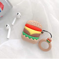 Pikkukuva 3 / 4: Söpö Burger-sarjakuva minilaukku sormilenkillä AirPods 1&2 -kuorelle