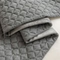 Miniatyrbillede 3 af 5: [NT] Sengeløber og matchende pudebetræk, Vendbare Jacquard Sengeløber Tørklæder Boligindretning Hotel Sengemadras Beskyttelse