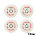 Miniatyrbillede 1 af 2: 4 stk. Flash Inline Skate Hjul 90A LED Lysende Skøjtehjul 80 76 72 68 Rød 68mm Red