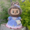 Miniatyrbild 4 av 7: /NC/58cm Zimomo Docka Vinyl Labubu Plysch Kläder Söt Klänning Outfit Kläder Endast Labubu 58cm clothes without doll M snow white suit