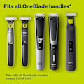 Miniatyrbild 4 av 5: 3-pack Rakblad 360-blad Kompatibla med Philips Oneblade Ersättningsblad One Blade Pro-blad Med 360° rotation