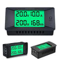 NA/DC 0-300V 300A LCD Digital Voltmeter Amperemeter Spänning Amp Effekt Panelmätare Set 200A