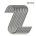 Butcher Hooks Stainless Steel - 20 Pcs - Hot and Cold Smoking - Practical Kitchen Utensil