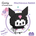 Miniatyrbild 11 av 11: HelloKitty Melody Kuromi Toy Building Blocks Barnleksakspresent Educa S5 one-size