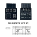 Miniatyrbild 8 av 11: Tpm2.0 Säkerhetsmodul Stöder Multi-brand moderkort 20-1pin blue For GIGABYTE 12Pin SPI