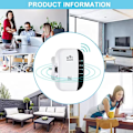Miniatyrbild 3 av 11: 2024 Nyaste WiFi-förlängare, Trådlös Repeater, WiFi-Repeater, WiFi-förlängare Signal Booster för Hemmet, Trådlös Repeater Långdistansförstärkare med  white US