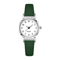 Miniatyrbild 7 av 11: Basic Quartz Watch Dam Small Square Armbandsur Läder Student White One size