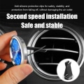 Miniatyrbild 7 av 11: Universell Bilinstrumentbräda Klocka Luminous Quartz Watch Ornament Bilfäste E 2pcs