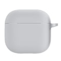 Miniatyrbild 10 av 11: Silikon Skyddande Hudfodral för Airpods 4 2024 Hörlurar Gray 1pcs