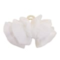 Miniatyrbild 6 av 11: Moln-Bubbla Hårklämma Mesh-Rosett Stor Hajklämma White 11cm