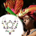 Miniatyrbild 3 av 11: Karnevalsörhängen, armband Europeiska & Amerikanska semester smycken Earrings 1set
