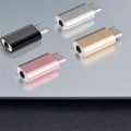 Miniatyrbild 5 av 11: Typ-C till 3,5 mm AUX-jack hörlurar USB-C hörlursadapter Ljud gold B